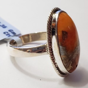 Silver Gemstone(4.1ct) Ring