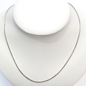 Silver 20" Rhodium Plated Chain