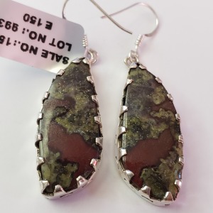 Silver Gemstone(28.35ct) Earrings