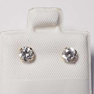 14K CZ Earrings