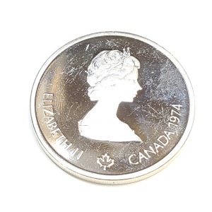 Silver Montreal Olympic $10 Coin