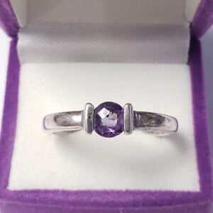Silver Amethyst Ring