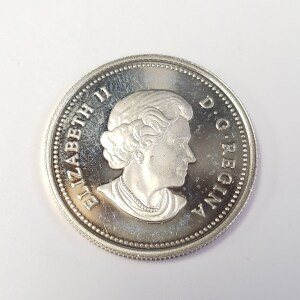 Silver Canadian 50Cent Coin