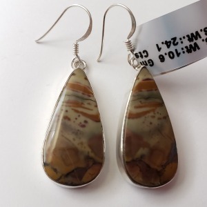 Silver Gemstone(24.1ct) Earrings