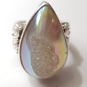 Silver Gemstone Ring