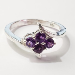 Silver Amethyst Ring