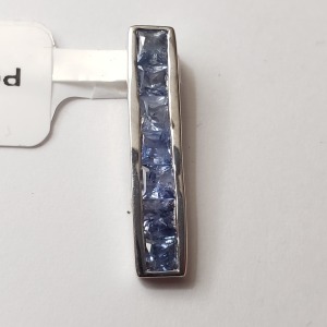 Silver Tanzanite Pendant
