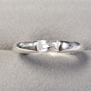 Silver Cz 24" Ring