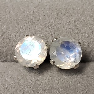 Silver Moonstone Earrings