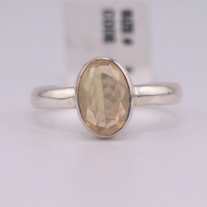 925 Sterling Silver Ethiopian Opal Ring
