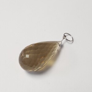 14K Smokey Quartz (20ct) Pendant