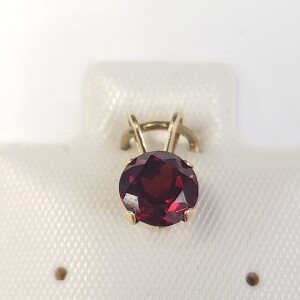 14K Garnet Pendant