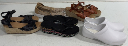 (5) Pair Of Women’s Shoes Size 12