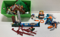 (4) Incomplete Lego Sets - Minecraft, San Francisco Skyline, (2) Antarctic Explorers