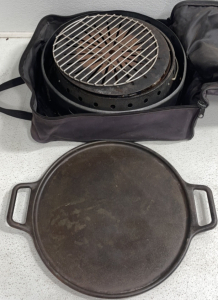 Volcano 2* Portable Grill And Lodge Pizza Pan