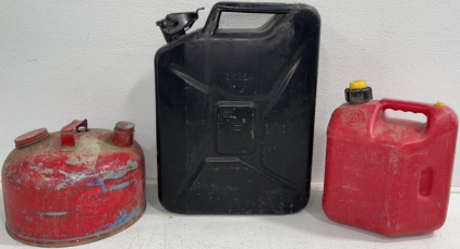 (3) Vintage Gas Can