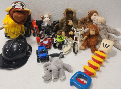 Assorted Toys And Stuffed Animals