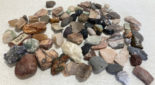 Assorted Small Gemstones and Rocks