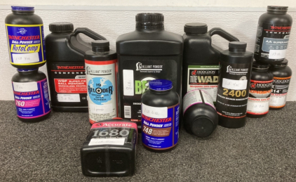 Assortment of Reloading Powders