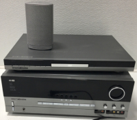 Harlan/Kardon Reciever, DVD Player And Small Speaker