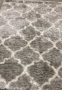 5’ x 7’ Gray Shag Rug