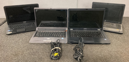 (4) Laptops For Parts