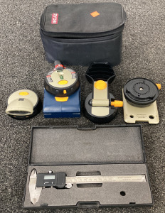 Electronic Caliper And Laser Level