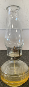 Antique Lamp Light Farms Oil Lamp With Globe