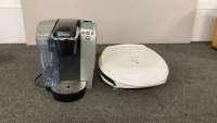 George Foreman Grill & Keurig In Tote