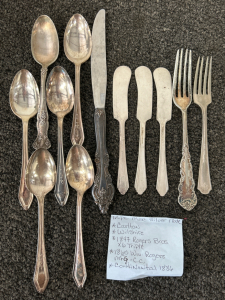 12 Pc. Silver-Plated Silverware