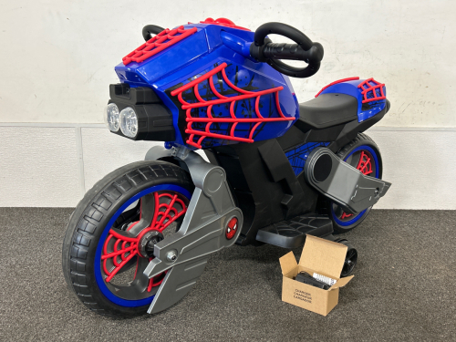 Spider-Man Toddlers Battery-Powered Motorcycle with Charger