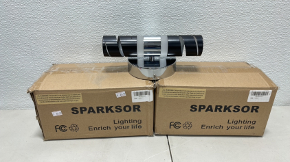 (3) Sparksor Indoor LED Lighting Fixtures Model # Y-B201U