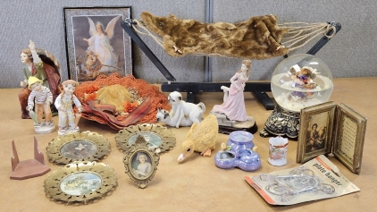 Doll Hammock, Musical Snow Globe, Figurines, More