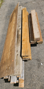 4' 2x6 Posts, 69" Fencing Slats, 102" 2x4's, More