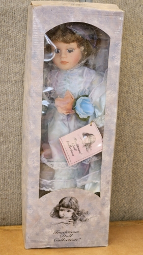 Traditions Doll Collection Boxed Kimberly Porcelain Doll