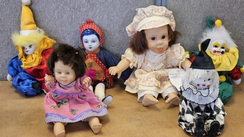 8"-11" Porcelain Dolls