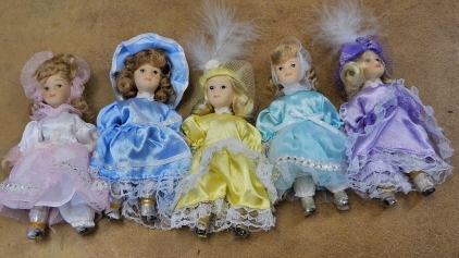 5" Porcelain Dolls