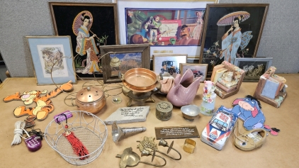 Potpourri Pots, Paintings, Memorabilia, More