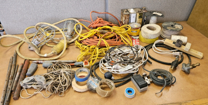 Extension Cords, Wire, Work Lights, More