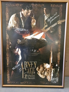 Autographed Abney Park Poster in Frame