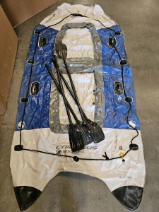 2-3 Person Inflatable Raft w/ Paddles