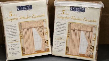 (2) 5-Piece Window Sets