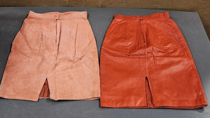 Women's Size 6 Leather Skirts
