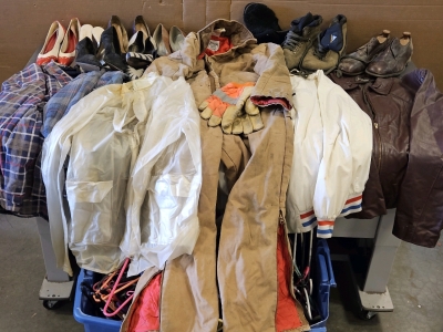 Men's M-short Coveralls, Coats & Shoes; Women's Shoes; Hangers