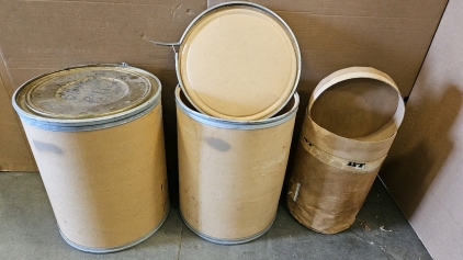 Dry Storage Barrels w/ Clamp Ring Lids, Small Dry Storage Barrel w/ Lid
