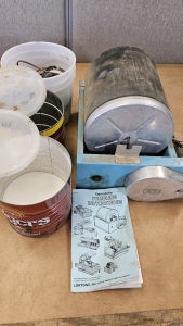 Working 1gal Rock Tumbler w/ Supplies & Spare Motors