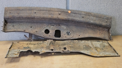 Vintage Unknown Vehicle Dash Panels