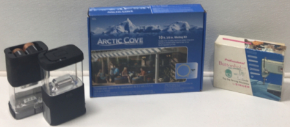 Artic Cove Misting Kit, (2) Lanterns, Singer Buttonholer
