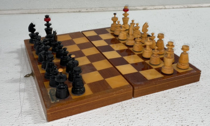 Italian-Made Wooden Chess Set