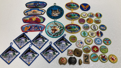 Assorted Scout and Camp Badges